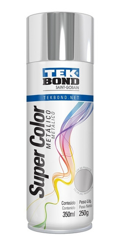 Aerosol Esmalte Acrilico Cromado 200 Ml Tek Bond ( Caba)