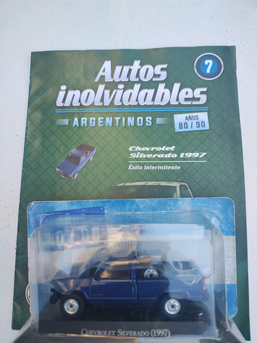 Autos Inolvidables Argentinos 80/90 7 Chevrolet Silverado 97 Azul