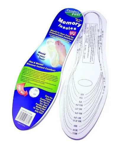 comprar Plantilla Memory Foam Espuma Con Memoria Par