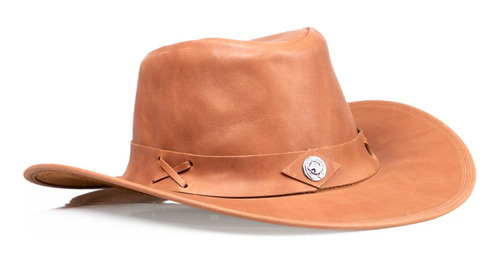 Sombrero Australiano De Cuero Vacuno Legítimo - Rg Cueros