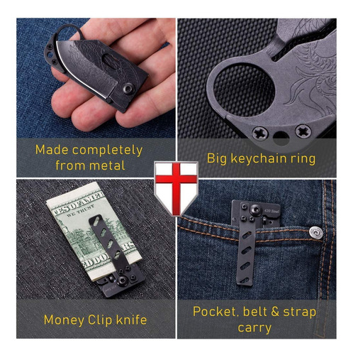 Gran Vía Cuchillo De Bolsillo Pequeño - Monedero Plegable Cu