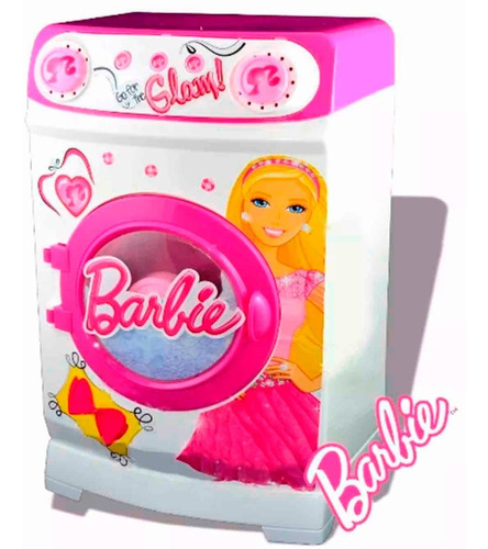 Tu Primera Lavarropas Glam Con Accesorios Barbie Babymovil