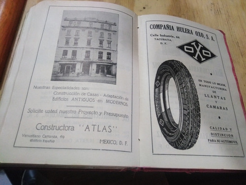 Guía Y Planos Del D. F. Carreteras Y Caminos, Edición 1935