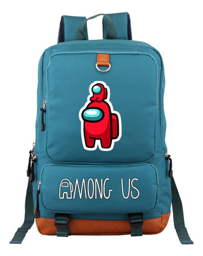 Mochila Casual Jovem Estudante De Gran Capacidad Among Us