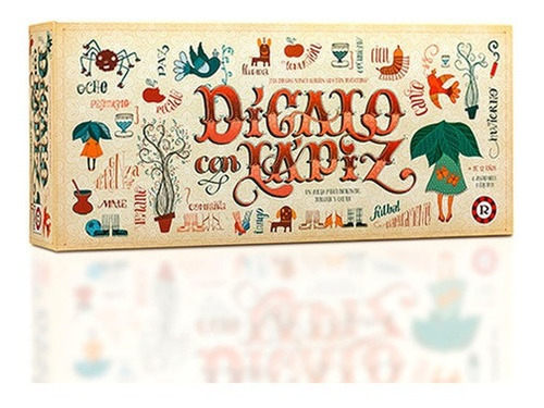 Imagen 1 de 4 de Dígalo Con Lápiz Ruibal Juego De Mesa Original