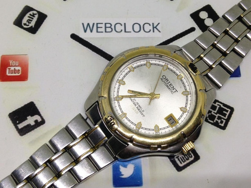 Relógio Antigo Orient Masculino Automático Webclock U0574