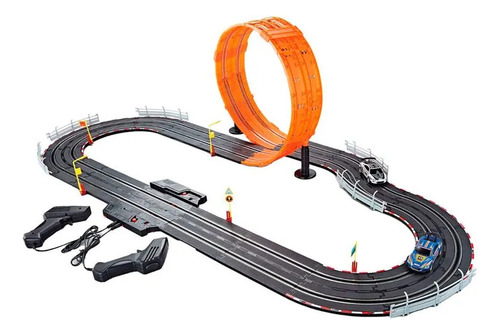 Pista De Carreras Usb Luz Sonido 5.46mt Turbo Looping Soba