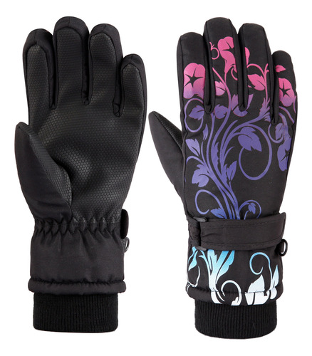 Guantes De Esquí Niños Impermeables Thinsulate Invierno