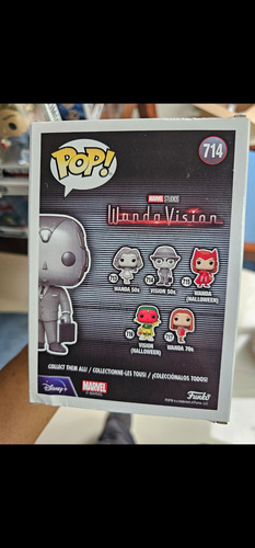 Funko Marvel Wandavision Vision 50s 714 Normal Y Chase Daño (Usado)
