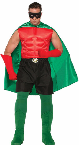 Capa Verde De Super Héroe Para Hombre Talla Única-