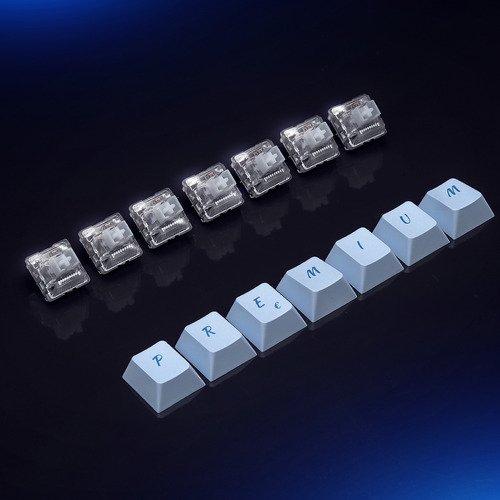 Teclado Gamer Mecânico Adamantiun Akira Rgb Azul Abnt2 Impressionist Waves Pbt 75% Switch Puma