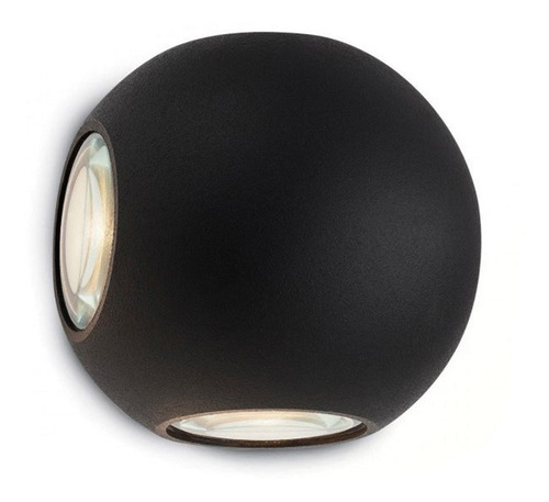 Aplique Led 4 Luces Bola Esfera Decorativo 3000k Luz Cálida