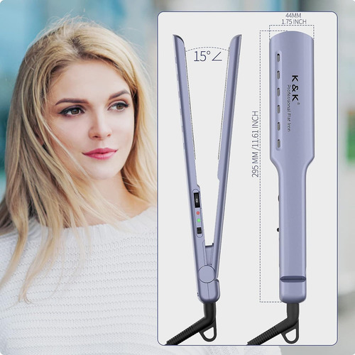 Plancha Profesional Para Cabello Con Placa De Titanio De ...