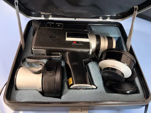 Câmera De Filme Canon 518 Sv Zoom Automático Super 8 Vintage