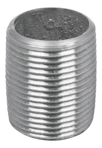 10piezas Niple Cuerda Corrida Galvanizado 3/4'' Foset 47537