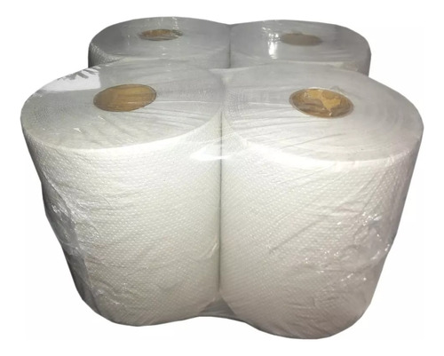 Toalla En Rollo Papel Bobina 4x200m Blanco Premium