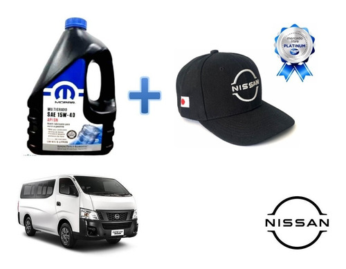 Garrafa Aceite Mopar + Gorra Nissan Urvan Nv350 2015 A 2021