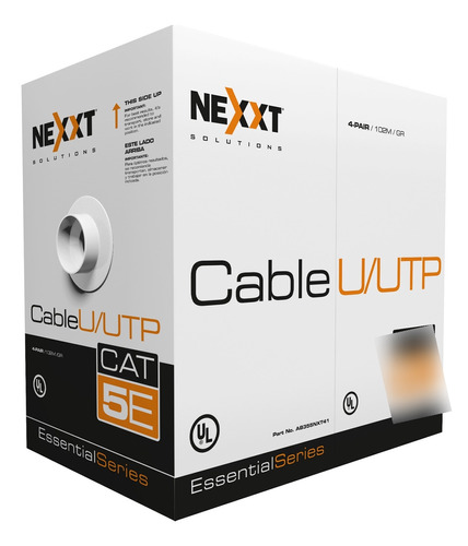 Cable De Red Utp Cat5e Nexxt 100% Cobre 100 Metros 4 Pares