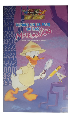 Película Vhs Donald En El Mundo De Las Matemagicas Disney