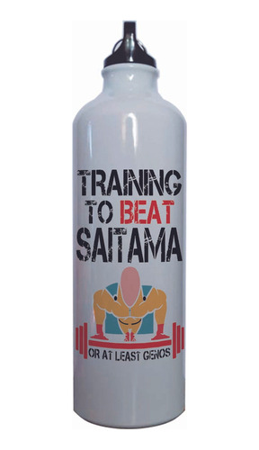 Botella Deportiva One Punch Man. Training To Beat Saitama