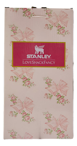 Termo Stanley 40 Oz: Estilo Unico X Love Shack Fancy Blush Blossom Elegance