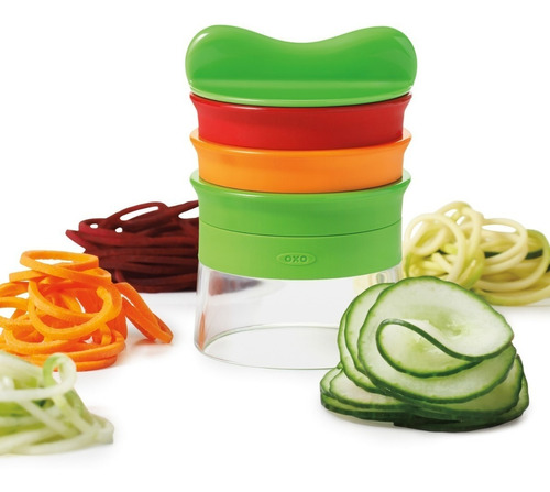 Corta Verdura Spiralizer Hilador Oxo X 3 Tienda Pepino Fideos Hilo Guirnalda Frutas Verduras Vegetales Espiral Spiral