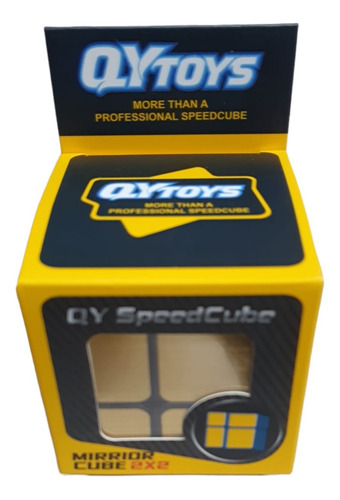 Cubo Rubik Magico Qiyi 2x2 Mirror Espejado Dorado. Speedcube