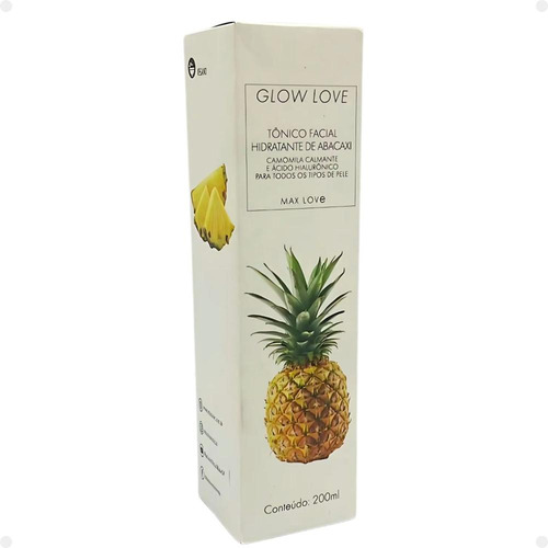 Max Love Tônico Hidratante Glow Love Abacaxi 200ml
