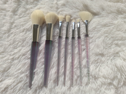 Set Hermoso Juego De 7 Brochas Para Maquillaje