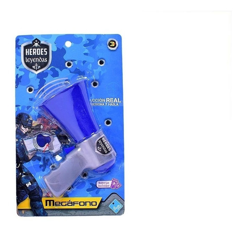 Megafono Juego De Policia El Duende Azul Jlt 7299 La Torre