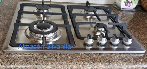 Imagen 4 de 8 de Cocina Encimera A Gas Continental Madison 4 Quemadores Acero