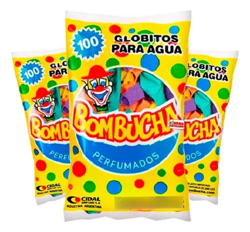 Globito Bombita De Agua X 100un. Colores Perfumados Bombucha