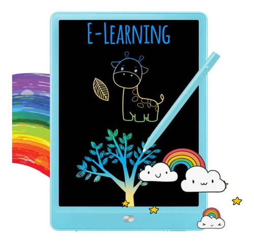 . Tableta De Escritura Lcd A Color De 10 Pulgadas, Bloque