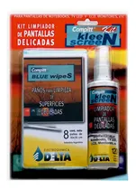 Comprar Kit Limpiador De Pantallas Delicadas Paños Y Aerosol Delta 