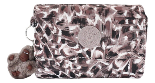 Billetera Kipling Petit Cece Nr - Leopard Feathers