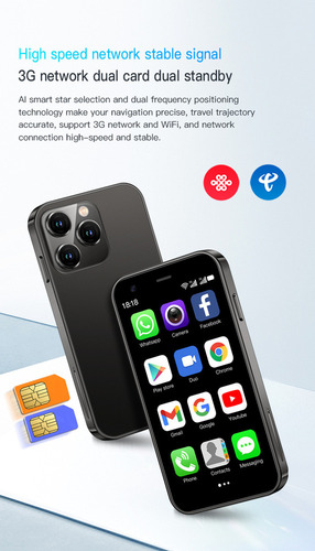 Smartphone Xs15 Dual Sim 3g Mini Pantalla Táctil Android