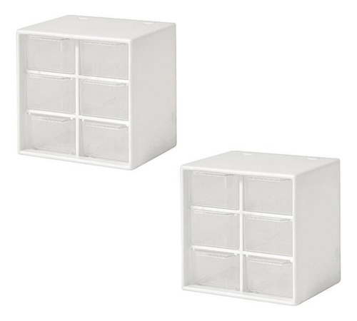 Six Grid Drawer Jewelry Accessories Sundries Storage Box