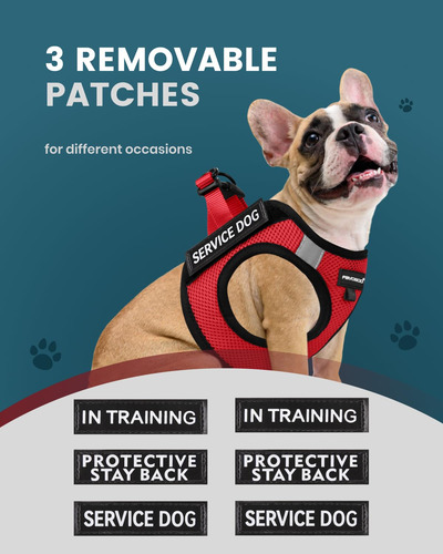 Chaleco Para Perros De Servicio Fayogoo, Ligero, Para Razas