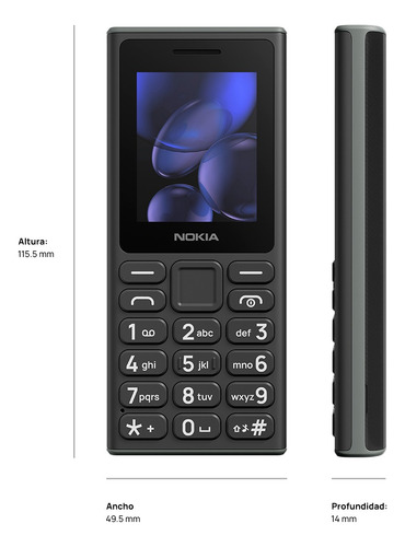 Nokia 105 2g Ta-1683 Dual Sim Negro