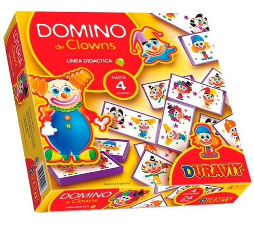 Dominó De Clowns Duravit Línea Didactica 035 Premium