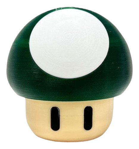 Honguito Mushroom Verde - Holder - Súper Mario Bros 8cm