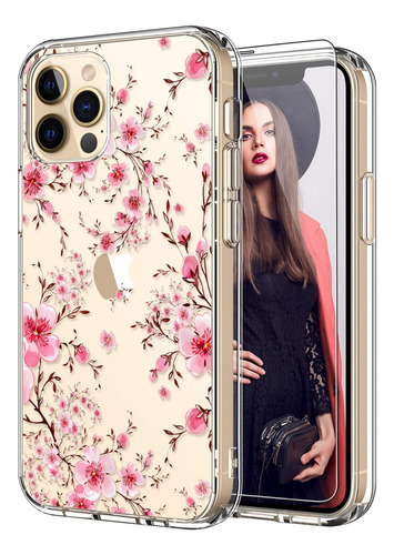 Funda Icedio Para iPhone 12 Pro Max Cherry Tree