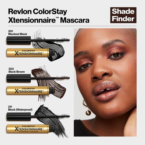 Máscara Revlon Colorstay Xtensionnaire 201 Blackest Black