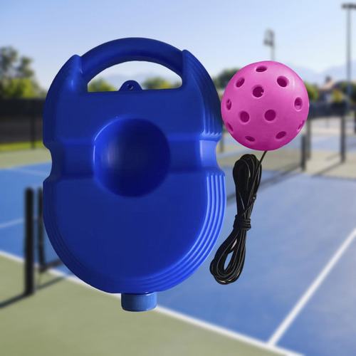 Pickleball Trainer Baseboard Professional Pink Ball Blue