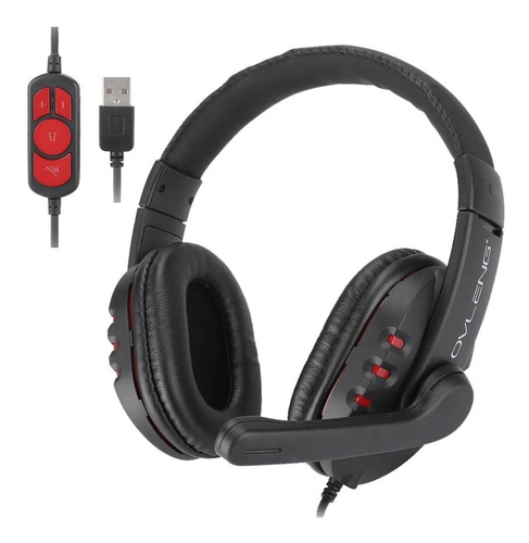 Audifonos Gamer Ovleng Q7 Conector Usb Y Control De Volumen