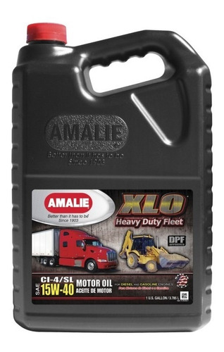 Aceite Lubricante Amalie 15w40 Diesel 3.78lts Made In Usa