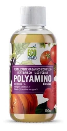 Polyamino Fertilizante Eco Mambo X100cc Gabba Grow