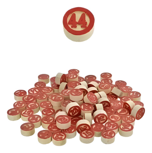 Juego Loteria Lota Bingo Clasico Numeros De Madera