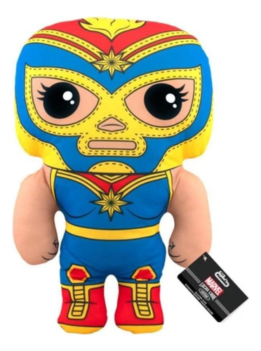Pop Plush Marvel Luchadores 17.5 : Captain Marvel