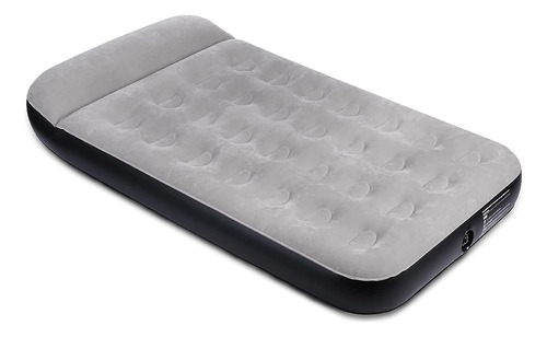 Jhunswen Colchón De Aire Doble Con Almohada, Superficie Floc